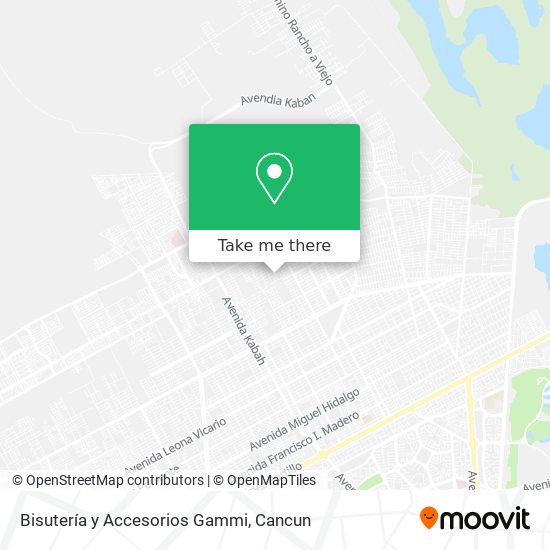 Mapa de Bisutería y Accesorios Gammi