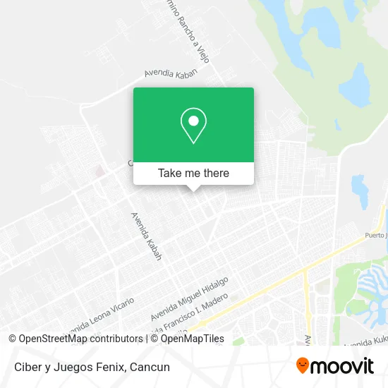 Ciber y Juegos Fenix map