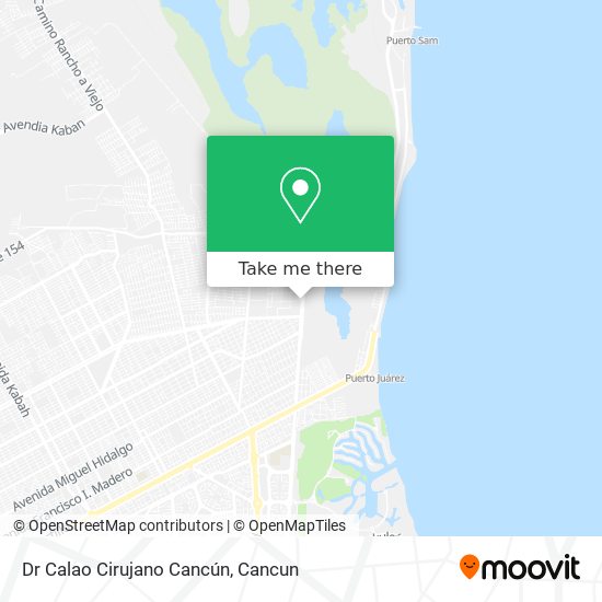 Dr Calao Cirujano Cancún map