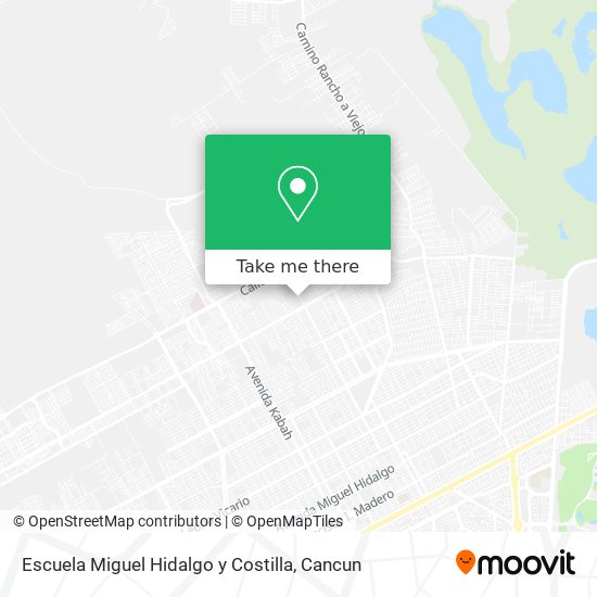 Escuela Miguel Hidalgo y Costilla map
