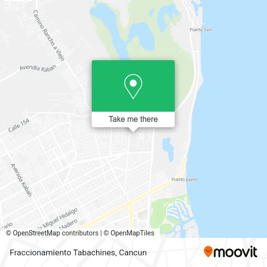 Fraccionamiento Tabachines map