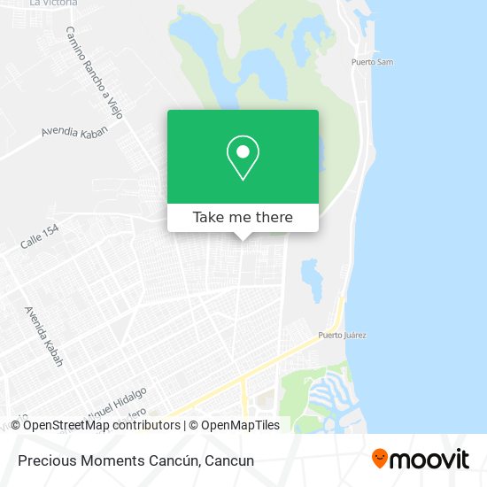 Precious Moments Cancún map