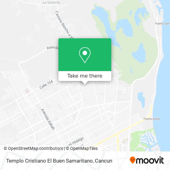 Templo Cristiano El Buen Samaritano map