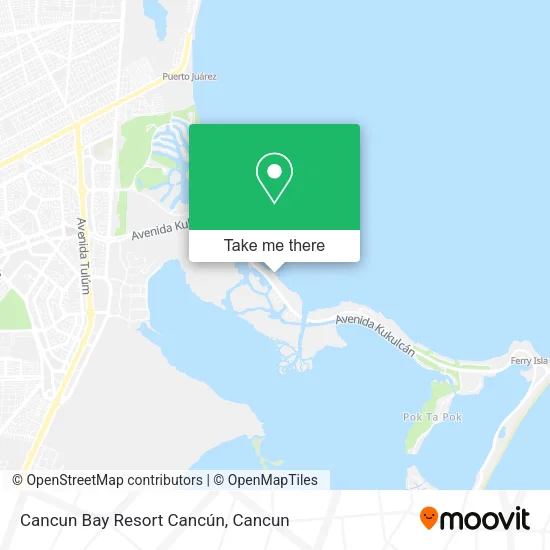 Cancun Bay Resort Cancún map