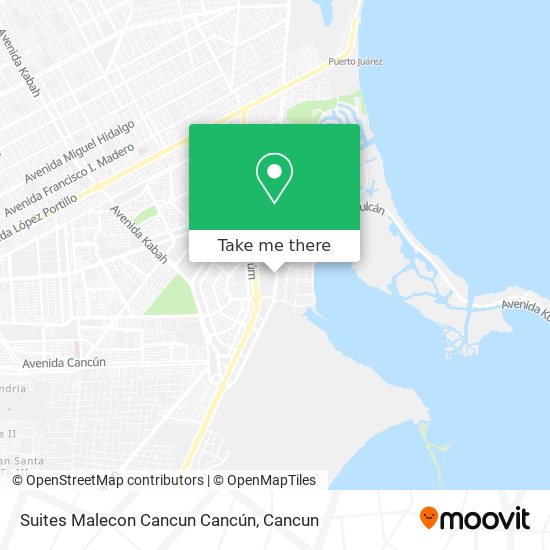 Suites Malecon Cancun Cancún map