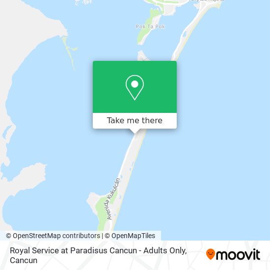 Royal Service at Paradisus Cancun - Adults Only map