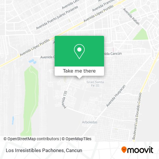Mapa de Los Irresistibles Pachones