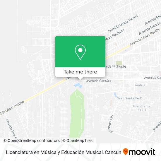 Licenciatura en Música y Educación Musical map