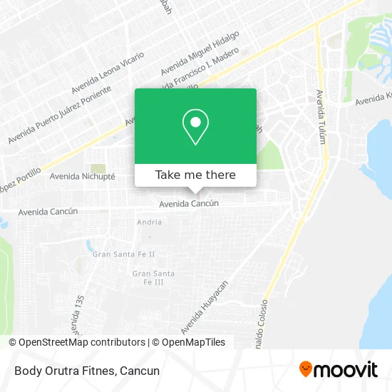 Body Orutra Fitnes map