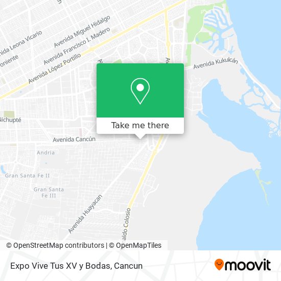 Mapa de Expo Vive Tus XV y Bodas