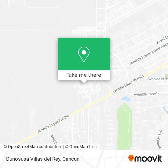 Dunosusa Villas del Rey map