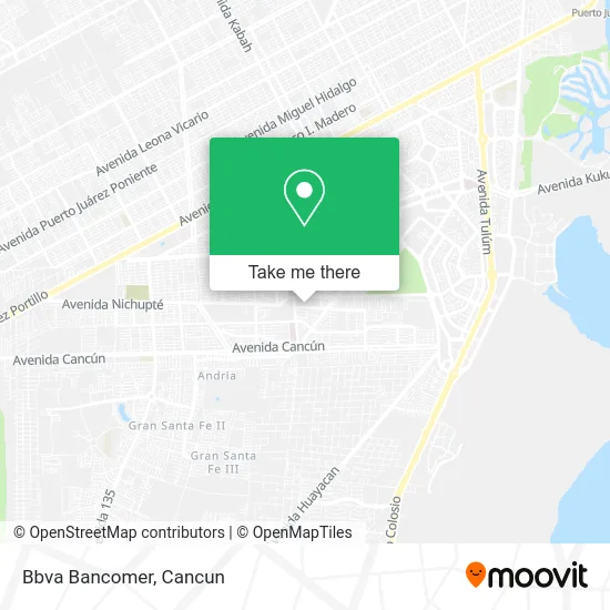 Bbva Bancomer map