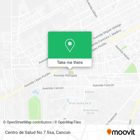 Centro de Salud No 7 Ssa map