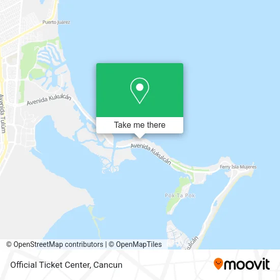Official Ticket Center map