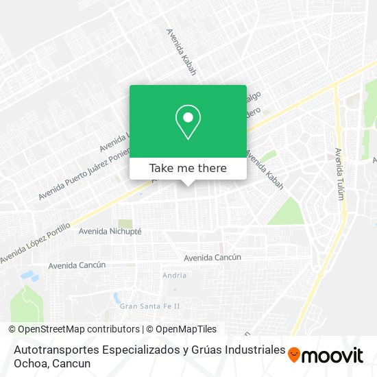 Autotransportes Especializados y Grúas Industriales Ochoa map