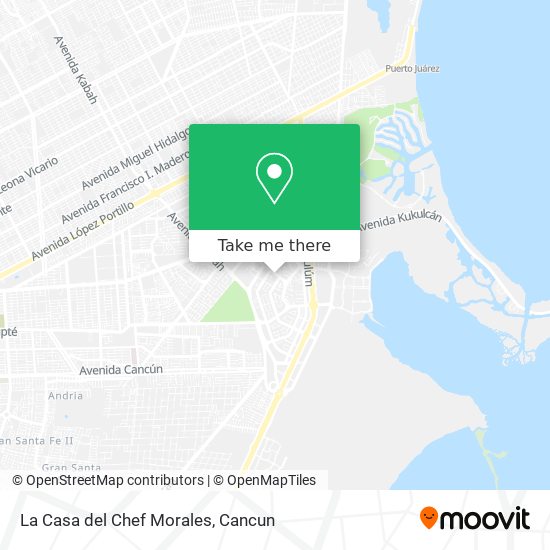 Mapa de La Casa del Chef Morales
