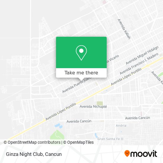 How to get to Ginza Night Club in Benito Juárez by Bus?