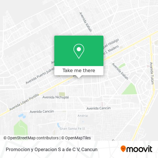 Promocion y Operacion S a de C V map