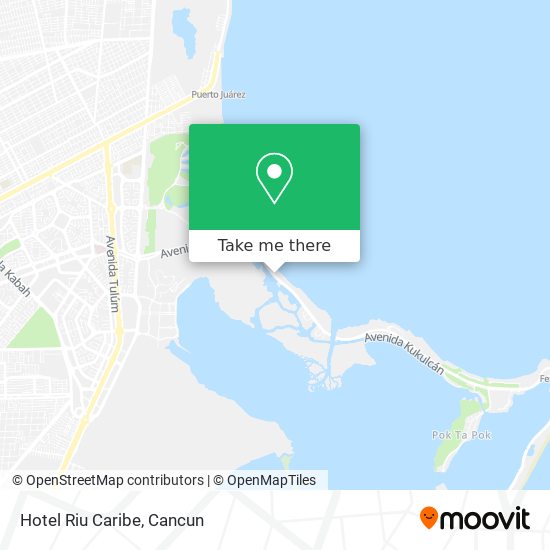 Mapa de Hotel Riu Caribe