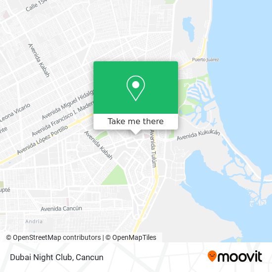 Dubai Night Club map