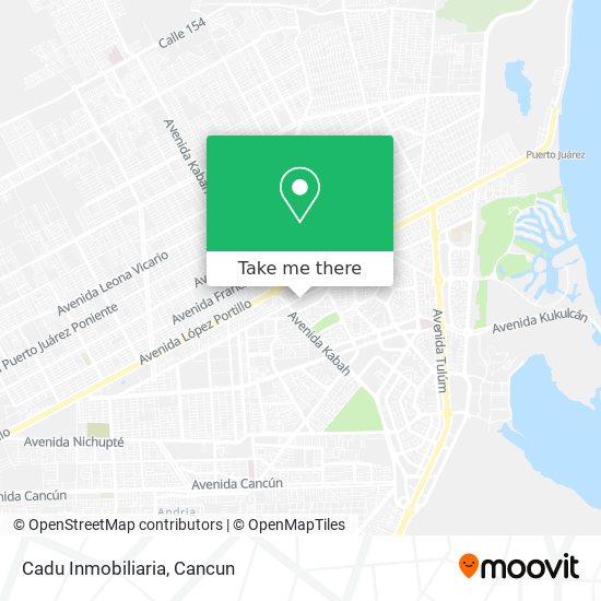 Mapa de Cadu Inmobiliaria