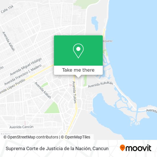 Suprema Corte de Justicia de la Nación map