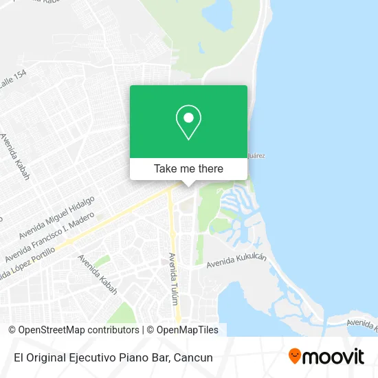 El Original Ejecutivo Piano Bar map
