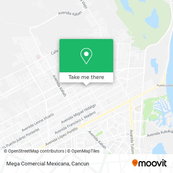 Mega Comercial Mexicana map