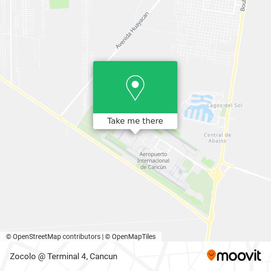 Zocolo @ Terminal 4 map