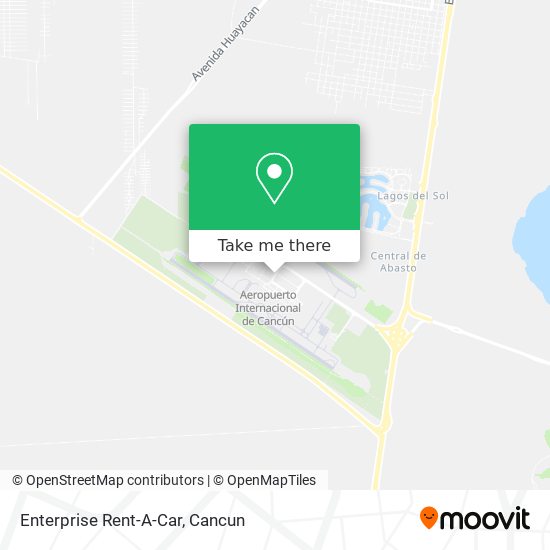 Mapa de Enterprise Rent-A-Car