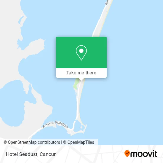 Hotel Seadust map