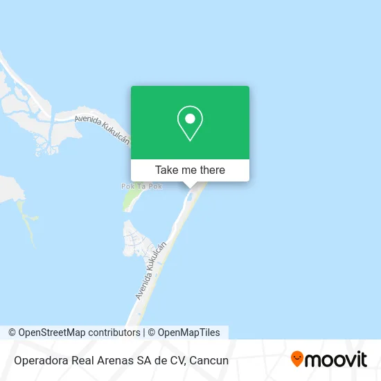 Operadora Real Arenas SA de CV map