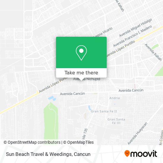 Sun Beach Travel & Weedings map