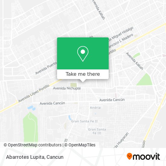 Mapa de Abarrotes Lupita