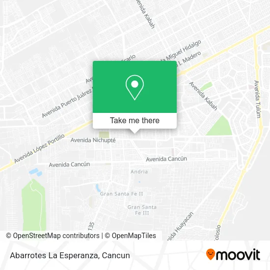 Abarrotes La Esperanza map