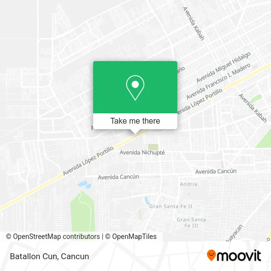 Batallon Cun map