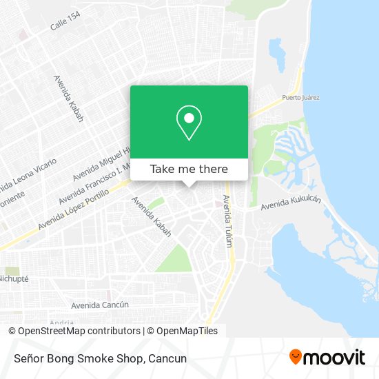 Señor Bong Smoke Shop map