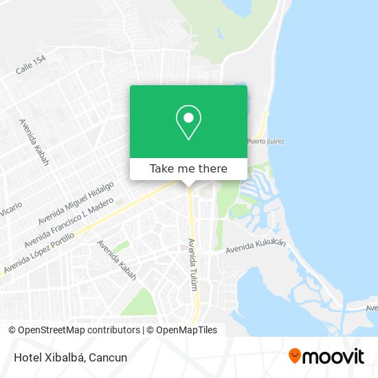 Mapa de Hotel Xibalbá
