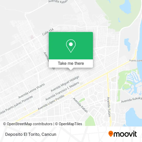 Deposito El Torito map