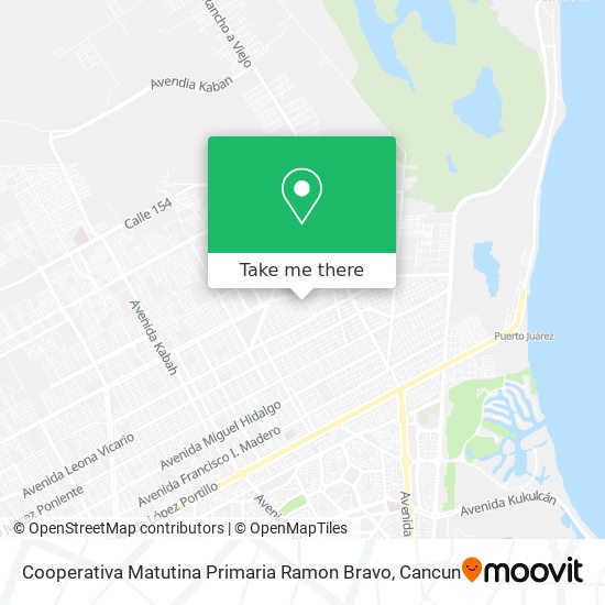 Cooperativa Matutina Primaria Ramon Bravo map