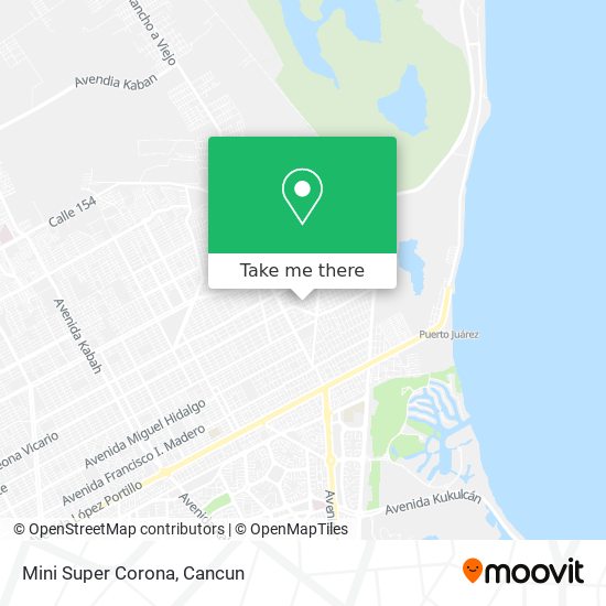 Mapa de Mini Super Corona