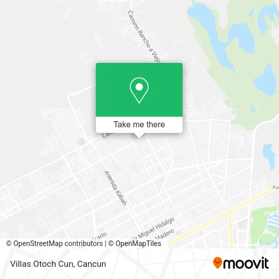 Villas Otoch Cun map