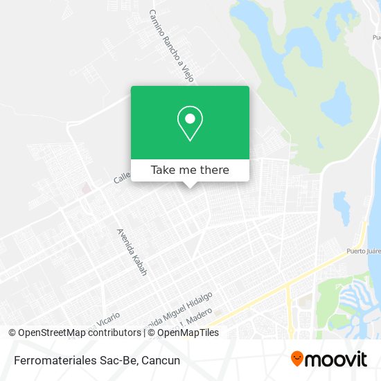 Ferromateriales Sac-Be map