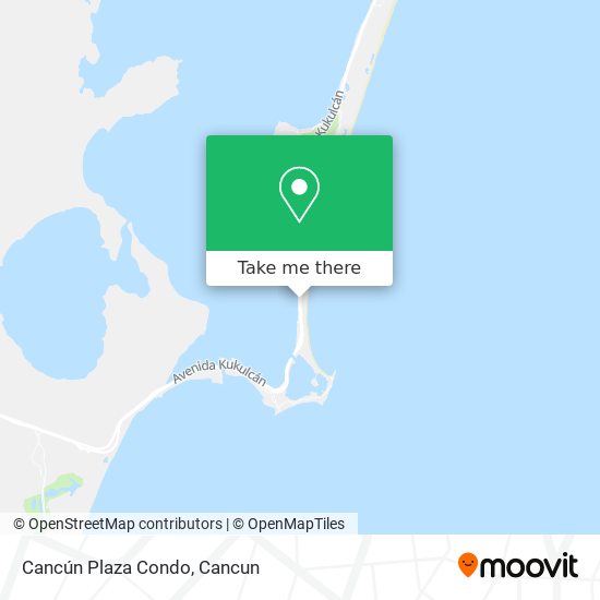 Mapa de Cancún Plaza Condo