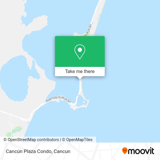 Cancún Plaza Condo map