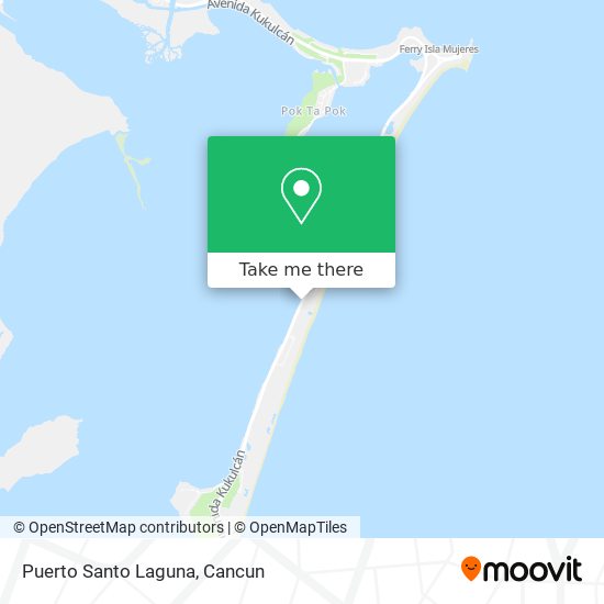 Puerto Santo Laguna map