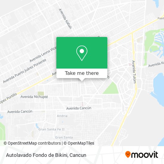 Mapa de Autolavado Fondo de Bikini