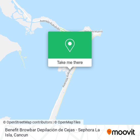 Benefit Browbar Depilación de Cejas - Sephora La Isla map