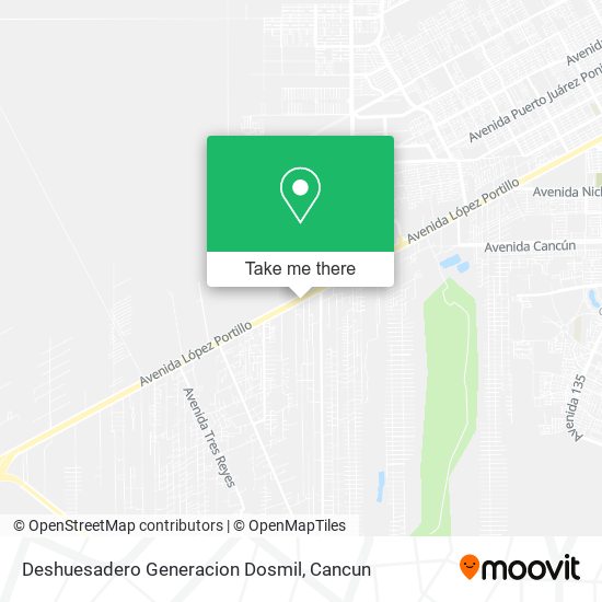 Deshuesadero Generacion Dosmil map