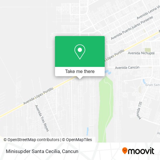 Mapa de Minisupder Santa Cecilia
